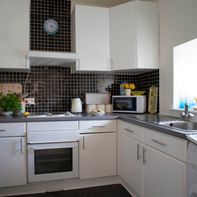 Modern kitchen in a residential house.